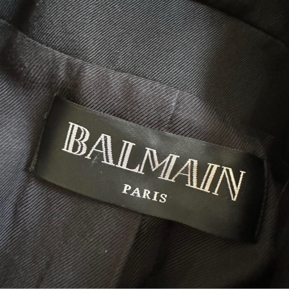 Balmain Black Blazer with Gold Buttons / 38 m - Picture 12 of 14